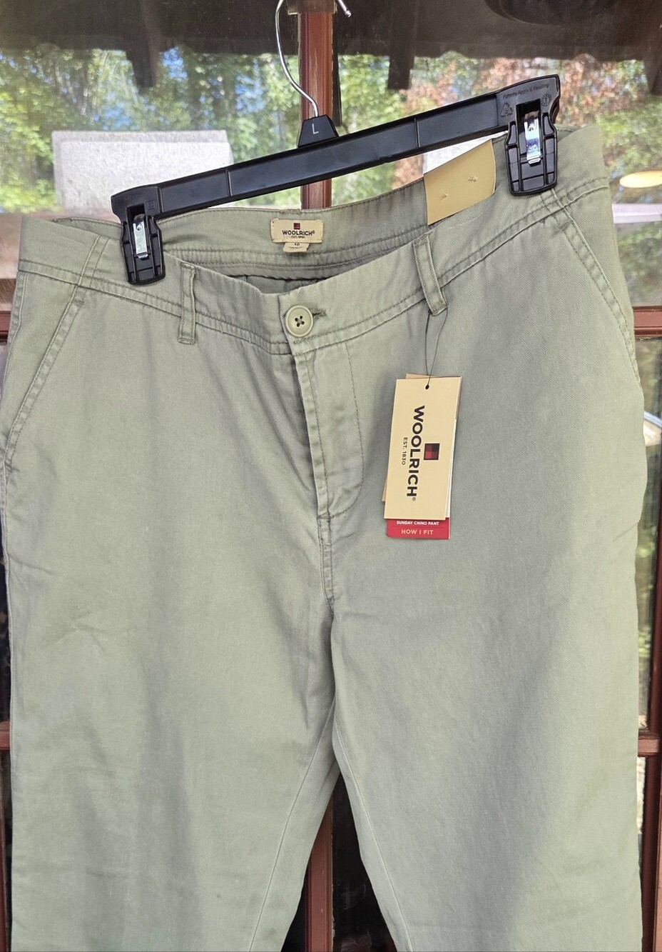 WOMEN'S Light Sage Green Chinos Size 10